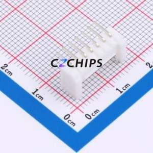 BX-HY2.0-7PWZ Wire-to-Board Pin Header Bent Lead Through Hole,P=2mm Connector 1x7P 2mm Right Angle Insert HY - Product Image 2