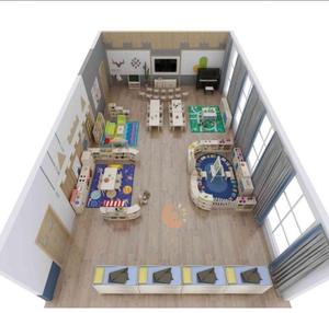 Eibele Meubles de garderie bon marché Armoire de rangement pour garderie d'enfants Maternelle en bois Montessori Nursery School - Product Image 4