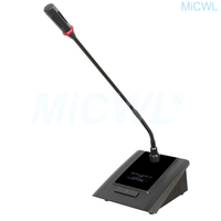 MiCWL 1 président 15 délégués système de conférence de Microphone numérique de bureau sans fil 16 Table col de cygne réglage 360