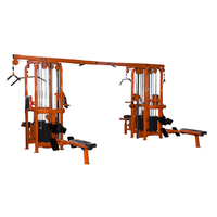 Appareil de musculation multi-stations 8 postes pour 8 personnes, équipement de fitness à câbles pour usage domestique et commercial