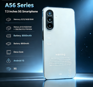 Télé<b>phone</b> mobile original A56 <b>Smart</b> <b>Phone</b> with Face Unlock Quick Unlock Safe and Convenient <b>Phone</b> Téléchargement de vidéo - Product Image 6