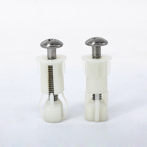 Aojiele – boulon d'expansion pour siège de toilette, en acier inoxydable 304, avec écrou en plastique, bouchon de fixation pour plaque de siège de toilette - Product Image 1