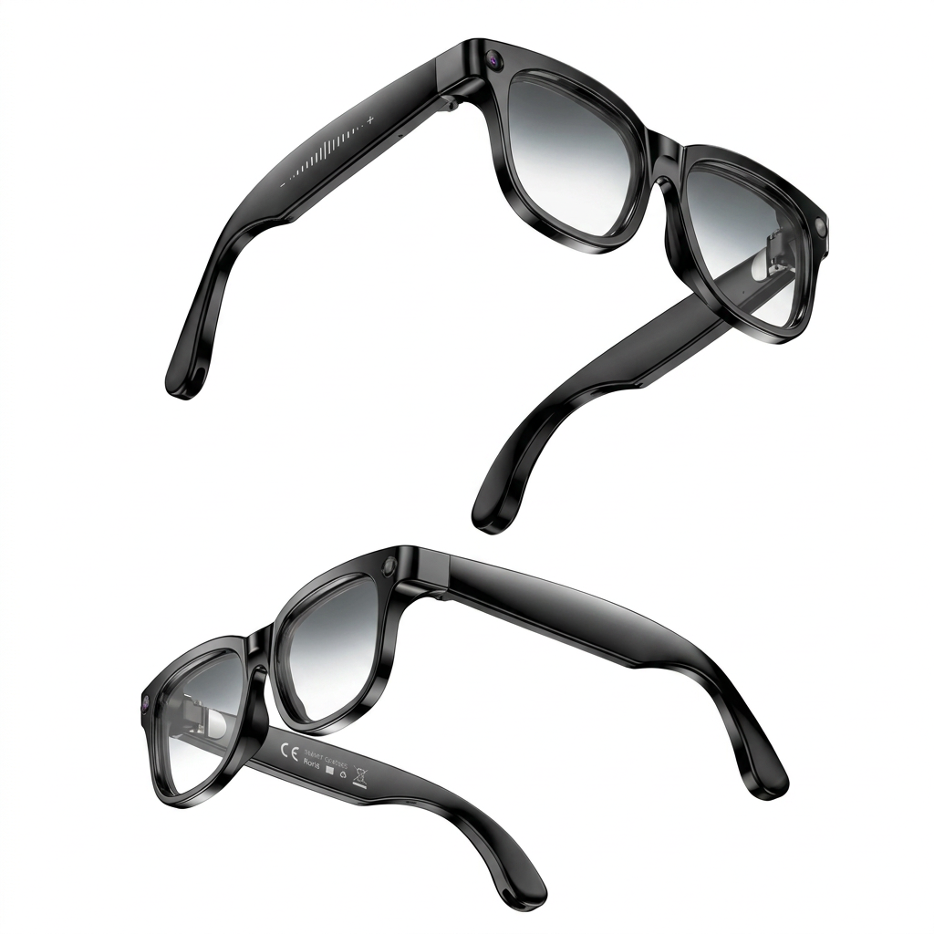 Electrochromic Smart Glass with Camera AI Voice Assistant, AI Glasses with Camera for Cycling Driving Travel · image 1