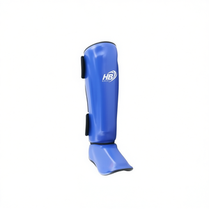 Protector de Espinilla HB SPORT, Diseño Duradero de Cuero PU para Entrenamiento de Artes Marciales - Product Image 1