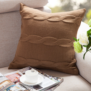 <span class=keywords><strong>Boho</strong></span> tejido de algodón almohada de borla cojín con nudos funda de almohada - Product Image 5