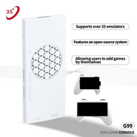 NKIWI G99 Console de Jeu Rétro avec 35 Émulateurs, Système EE4.7, 128 Go, 4K HD, Manette Sans Fil 2.4GHz, Console de Jeu Arcade TV Domestique
