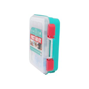 Kit de primeros auxilios compatible con estuche rojo duro 326 piezas supera las pautas OSHA y ANSI Oficina, hogar, coche, escuela, emergencia, supervivencia - Product Image 4