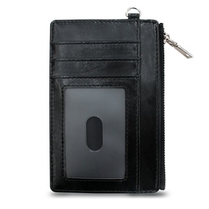 Tarjetero de Cuero PU Delgado con Bloqueo RFID, Cierre Abierto, para Tarjetas de Crédito, para Hombre y Mujer, Venta al Por Mayor de Fábrica - Product Image 5
