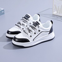 2025 usine en gros femmes grande taille mode chaussures de sport décontractées à lacets maille respirant vulcanisé pour l'automne printemps