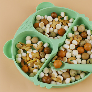 Plato de Silicona para Bebés con 3 Divisiones, Antideslizante, Seguro para Niños Pequeños, Libre de BPA y Ecológico - Product Image 2