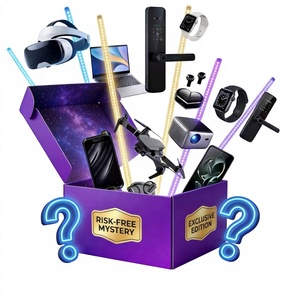 COSMOVA <span class=keywords><strong>Caja</strong></span> Sorpresa Lucy, <span class=keywords><strong>Caja</strong></span> Ciega Electrónica con 1-3 Artículos Aleatorios: Dron, Tablet VR, Auriculares, Control de Xbox, <span class=keywords><strong>Caja</strong></span> <span class=keywords><strong>Misteriosa</strong></span> Avanzada - Product Image 1