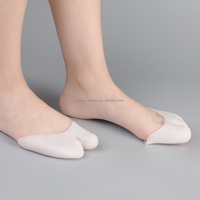 Pochettes d'orteil pour chaussures de danse de ballet coussinets en silicone protecteur d'orteil souple pour chaussures de ballet