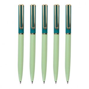 Metal Click <b>Ballpoint</b> <b>Pen</b> Gold Trim Luxury Executive <b>Pen</b> with Custom Logo for Business Office Corporate Gift Wholesale - Product Image 2