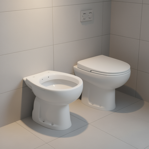 Bidet mural AUSIL série Line 60 cm avec drain pour personnes âgées - Product Image 3