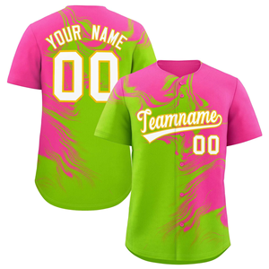 Usine personnalisée impression par sublimation maillot de Baseball T-shirt Softball uniformes maillots - Product Image 2