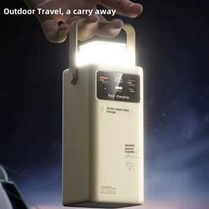 OEM/ODM ขายดี พาวเวอร์แบงค์สำหรับแคมป์ปิ้งกลางแจ้ง ความจุ 50000mAh ชาร์จเร็วพิเศษ 22.5W ชาร์จเร็วสองทางแบบ Type-C มาพร้อมสายชาร์จ 4 เส้น - Product Image 3