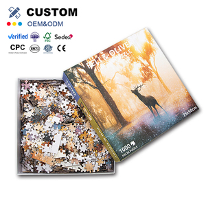 <span class=keywords><strong>Prix</strong></span> d'usine en gros, <span class=keywords><strong>puzzle</strong></span> en carton imprimé personnalisé, coloré, 500 à <span class=keywords><strong>1000</strong></span> <span class=keywords><strong>pièces</strong></span> pour adultes et enfants - Product Image 1