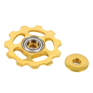 อุปกรณ์เสริมจักรยานยี่ห้อ OEM ชุดเกียร์ปรับความเร็ว แฮนด์บังคับ CNC ล้อนำทางแบบอะโนไดซ์ สำหรับจักรยานเสือภูเขา - Product Image 4