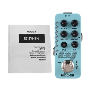 MOOER Guitar tổng hợp bàn đạp điện Guitar hiệu ứng bàn đạp 7 Synth Chế độ âm thanh đúng Bypass vỏ kim loại - Product Image 6