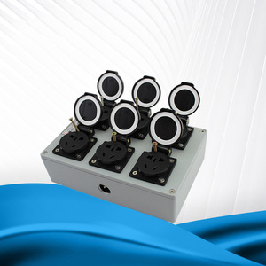 บอร์ดสายไฟสามรูกันน้ำอุตสาหกรรม86พินซ็อกเก็ต6รูกันระเบิดอุปกรณ์กระจายพลังงานแบบเปิด - Product Image 5