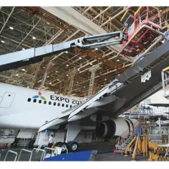 設置が簡単な鉄骨構造大型旅客機のメンテナンスと定期メンテナンスワークショップ