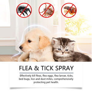 Spray anti-puces et tiques YEGBONG 100 ml pour chats et chiens, soin naturel pour animaux de compagnie - Product Image 3