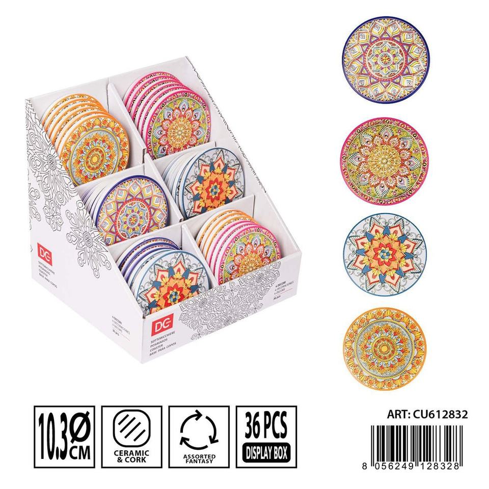 Ceramic Coasters 10.3CM - Home Accessories