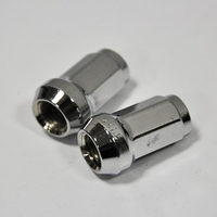 M12x1.5 M12x1.125 M14x1.75 Acier au carbone métrique Classe 4.8 8.8 10.9 12.9 Écrou de roue plaqué nickel-chrome-cadmium