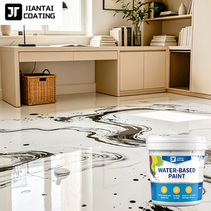 Pintura Epoxi para Pisos con Efecto de Tinta al Agua, Autonivelante, Estilo Chino, Arte Fluido 3D, Revestimiento Epoxi para Pisos, Estética de Estilo Chino - Product Image 5