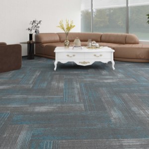 Solusi nilon karpet Hotel Dye karpet ubin lantai kelas tinggi kantor mewah rumah persegi karpet ubin - Product Image 4