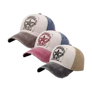 قبعة بيسبول مخصصة قبعات بيسبول ذات جودة عالية غطاء بيسبول بالليزر معاد تدويره مع شعار
