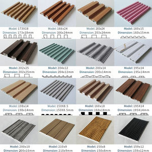 <span class=keywords><strong>Panneau</strong></span> <span class=keywords><strong>mural</strong></span> en PVC WPC moderne, imperméable et ignifuge, composite bois-plastique, à lattes cannelées, <span class=keywords><strong>pour</strong></span> revêtement intérieur/extérieur, hôtel, <span class=keywords><strong>TV</strong></span> - Product Image 4