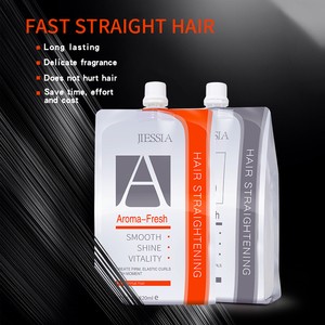 Crème de rebondissement en gros en stock, usage professionnel en salon, crème lissante pour cheveux - Product Image 2