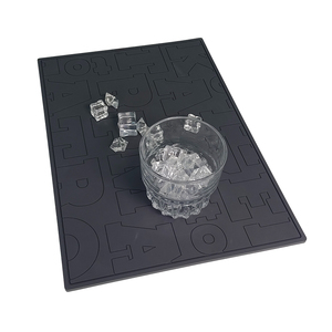 Customizable Silicone PVC Pub Runner Rubber <b>Bar</b> Spill <b>Mat</b> Beer Rail <b>Mat</b> Drip Tray Non Slip Service Pad for Commercial - Product Image 4