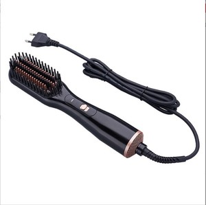Secador de Pelo 3 en 1 con Placa de Titanio, <span class=keywords><strong>Iones</strong></span> <span class=keywords><strong>Negativos</strong></span>, Cepillo de Aire Caliente, Estilizador, Alisador, Rizador, Peine y Rodillo - ¡Envío Rápido, Pedidos Mixtos al por Mayor! - Product Image 3