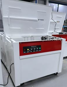 Économique Électrique Semi Automatique Double Moteur PP Ceinture Cercleuse Machine Cartons Bouteilles <span class=keywords><strong>Meubles</strong></span> Électronique Marchandises Emballage - Product Image 3