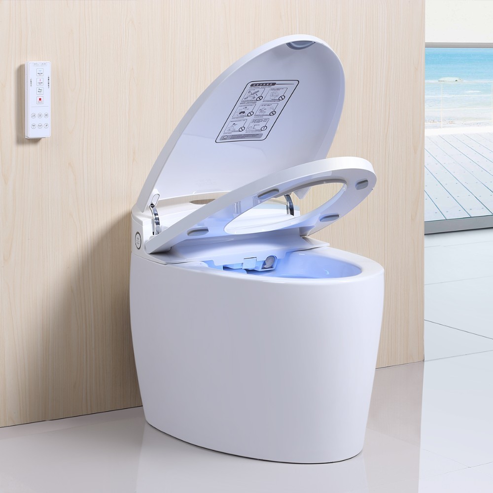 Multi-función de cerámica para el Hogar Inteligente aseo automático secado calefacción integrada Baño