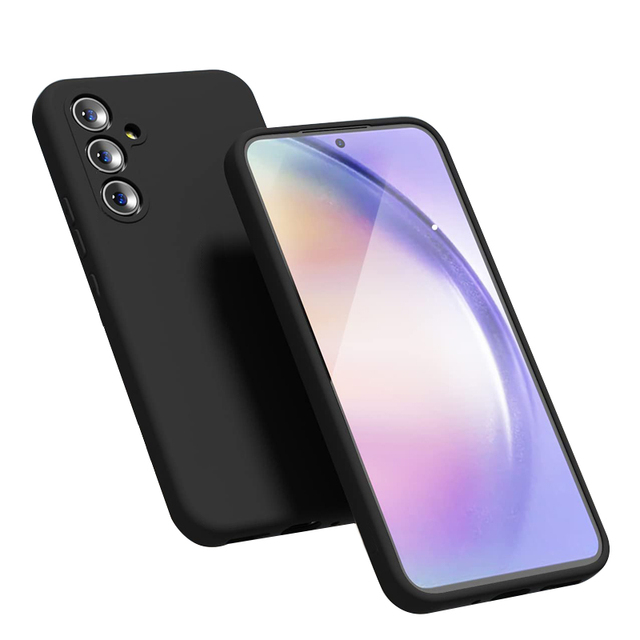 Real Liquid Silicone Case Rubber Phone Case Cute Thin Slim Fit for Women Girl for Samsung Galaxy A54 5G with Camera Cover Soft