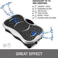 HOT NEW Trend Crazy Body Shake Fit Massage Vibration Plate-forme Smart Touch Screen Bluetooth Machine d'exercice pour la perte de poids