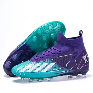Vente en gros de chaussures de football chaussures de football personnalisées crampons hauts personnalisés par les hommes Turf Predator Quality New