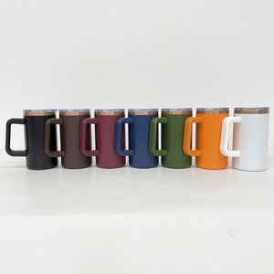 แก้วกาแฟแบบพกพาเคลือบทองแดงด้าน ขนาด 20 ออนซ์ จำนวน 20 ใบ สำหรับเดินทางและแคมป์ปิ้ง ฝาปิดแบบเลื่อนพร้อมหลอดดูด สำหรับงานเลเซอร์ นำเข้าจากสหรัฐอเมริกา - Product Image 2