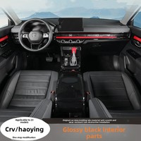 Accessoires de modification de garnitures décoratives intérieures de voiture en ABS noir brillant pour Honda CR-V 2023-2026