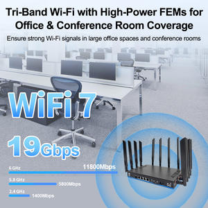 Routeur <span class=keywords><strong>modem</strong></span> 5G haute vitesse avec port SFP fibre, construction composite plastique-métal industrielle - Product Image 2