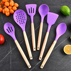 Silicone Stainless Steel Kitchenware Utensils 20-Piece JY00011 Multifunctional Dishwasher &amp; <strong>Microwave</strong> Safe <strong>Set</strong> - Product Image 4