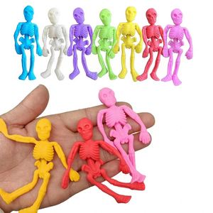 Juguetes Antiestrés Elásticos Personalizados de Halloween, Esqueleto Elástico para Descomprimir, Juguete Sensorial - Product Image 1