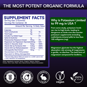 <span class=keywords><strong>Integratore</strong></span> di Potassio e Magnesio OEM in Gommose con Ashwagandha, Magnesio Glicinato, B6 e <span class=keywords><strong>B12</strong></span> - Product Image 5