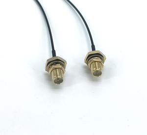 Rg316 RG174 SMA Pigtail <span class=keywords><strong>Jumper</strong></span> <span class=keywords><strong>RF</strong></span> cáp đồng trục lắp ráp với dây dẫn Rắn Đồng - Product Image 5