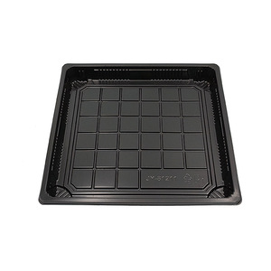 กล่องใส่ซูชิแบบใช้แล้วทิ้งบรรจุภัณฑ์ JY-81211อาหารพลาสติกสีดำ - Product Image 1