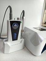 Nouvelle perceuse à ongles électrique sans fil professionnelle 45000 tr/min 80W, sans balais, pour acrylique, élimination du gel dur et du vernis