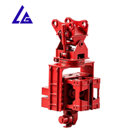 Marteau vibrant hydraulique tubulaire à prise latérale pour pieux, résistant à l'usure, à couple élevé, pour l'installation de pieux
